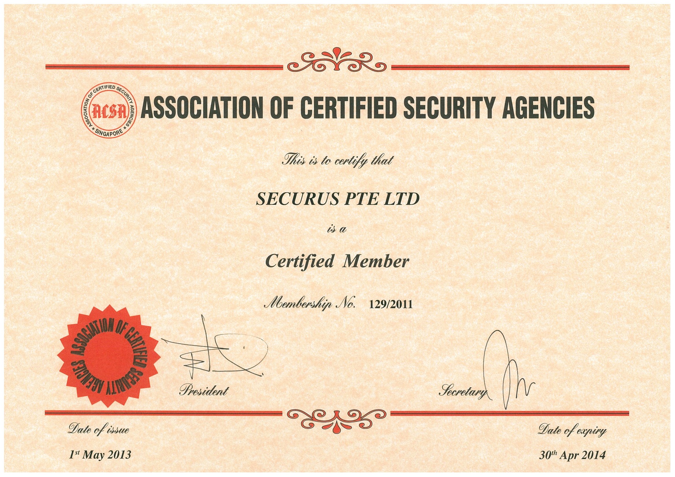 Certificate 26
